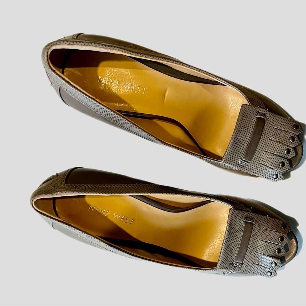 Nine West grey high heel, size 7.5